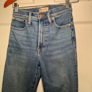 Madewell High Rise Blue Jeans Classic Style